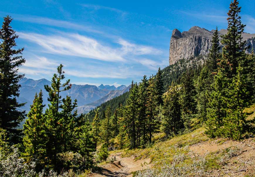 Good views on the Yamnuska hike