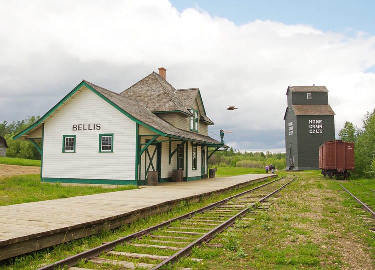 The railway companies were pivotal in establishing towns on the prairies