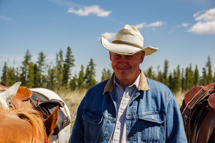 Merle our guide practically grew up on a horse