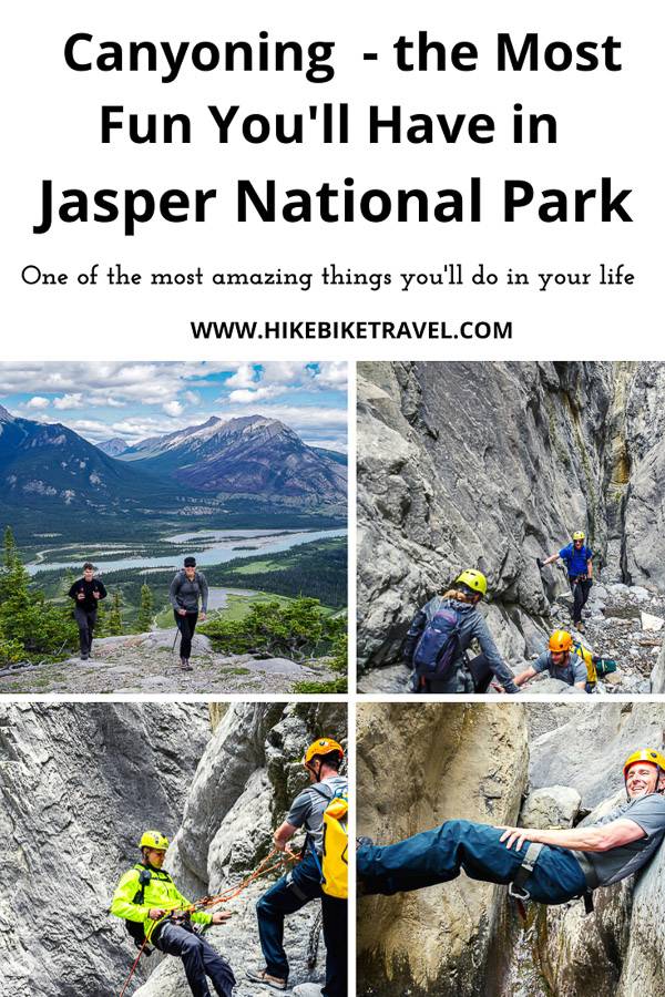 Canyoning - the most fun you'll have in Jasper National Park, Alberta