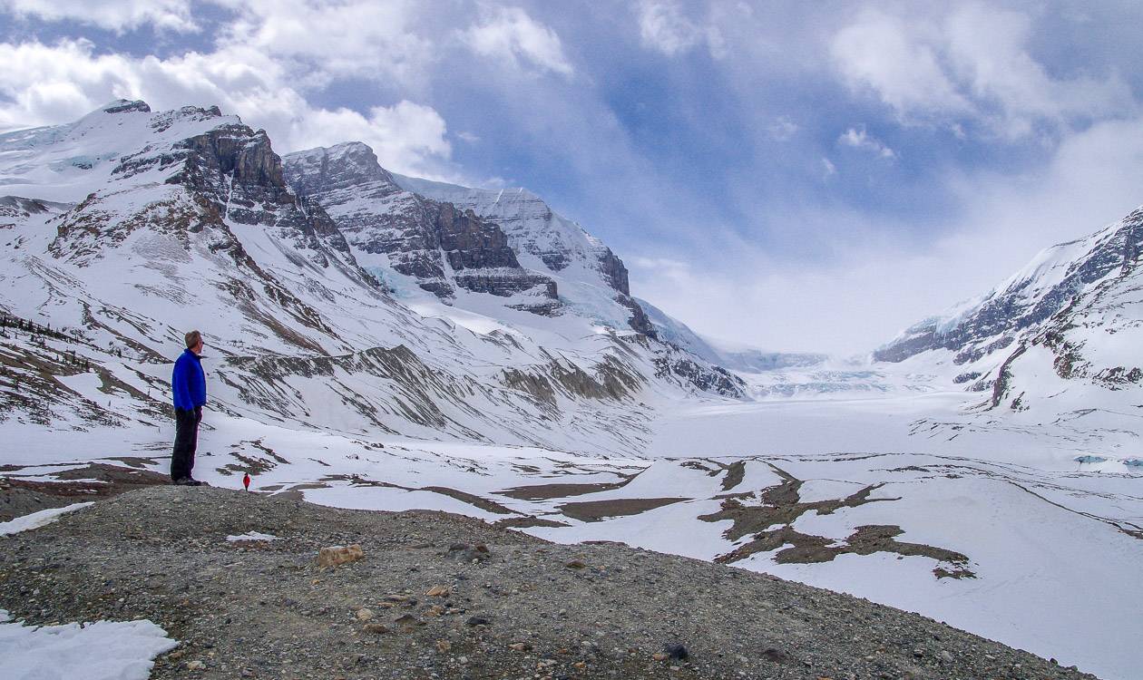 Spectacular scenery at the Columbia Icefield