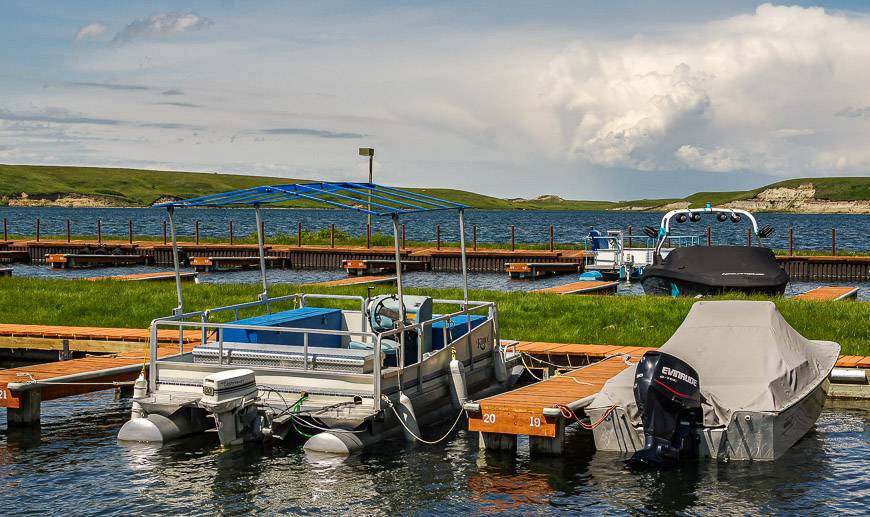 Motorboats are allowed on Elkwater Lake