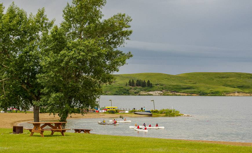 Boating is very popular on Elkwater Lake