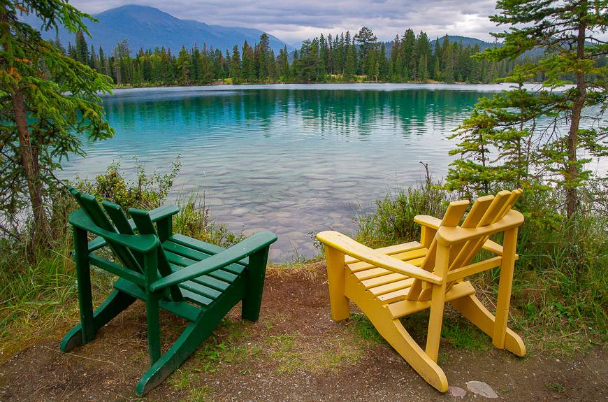 Pull up a chair and enjoy this view at the Fairmont Jasper