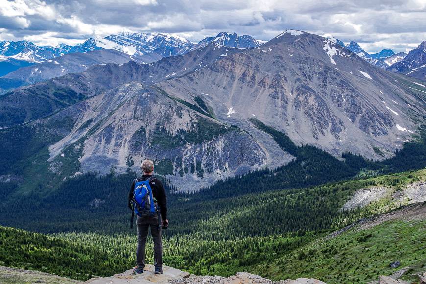 Big views everywhere you walk from the Jasper Skytram