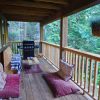You'll want to hang out on this porch at Logden Lodge