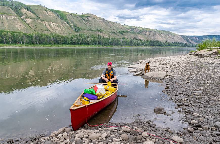 Break time on the Peace River