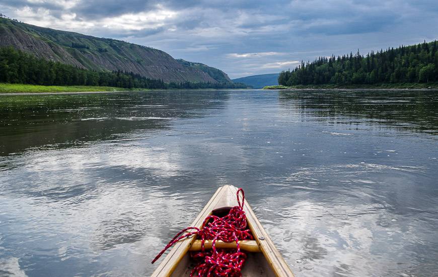 Moody skies over the Peace River