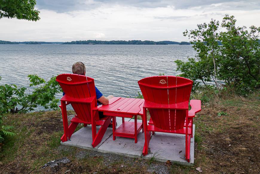 Our #sharethechair moment on Gordon Island