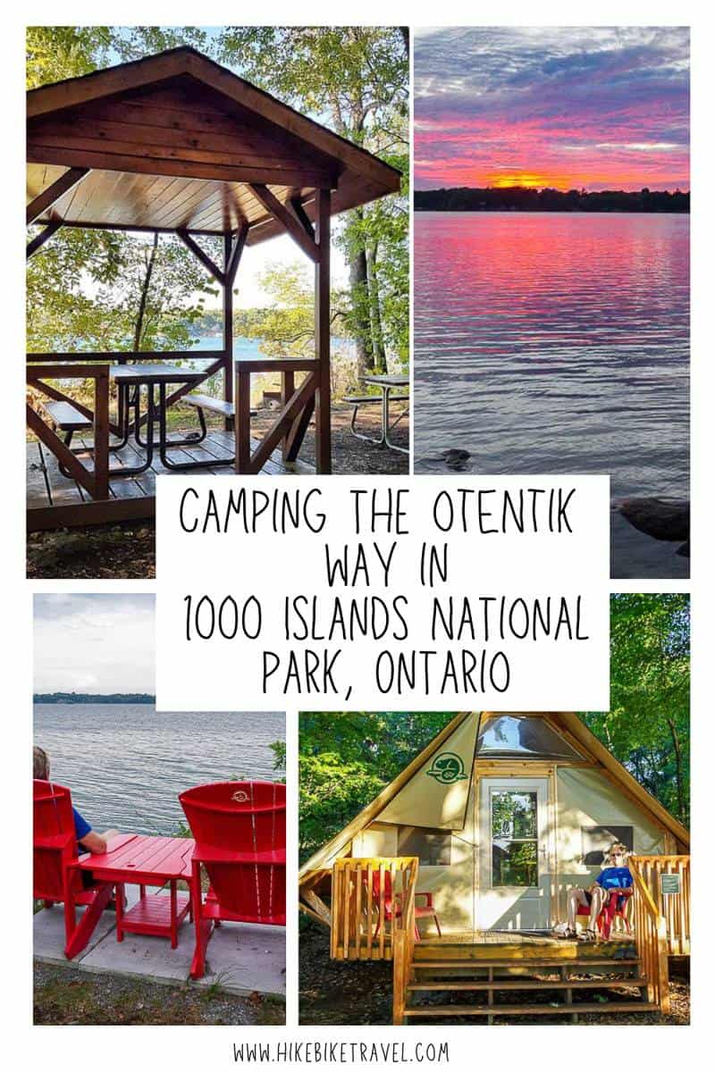 Camping the oTENTik way in 1000 Islands National Park, Ontario