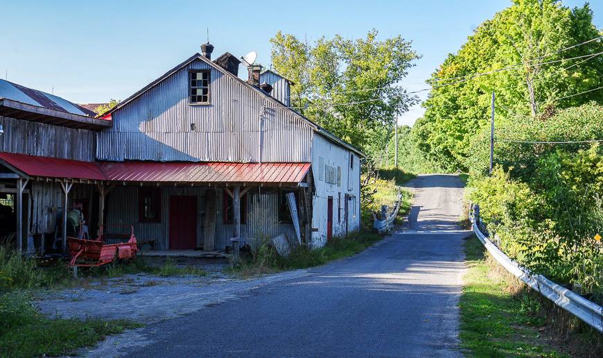 Not much happening at Fudge's Mill on the Ganaraska Trail