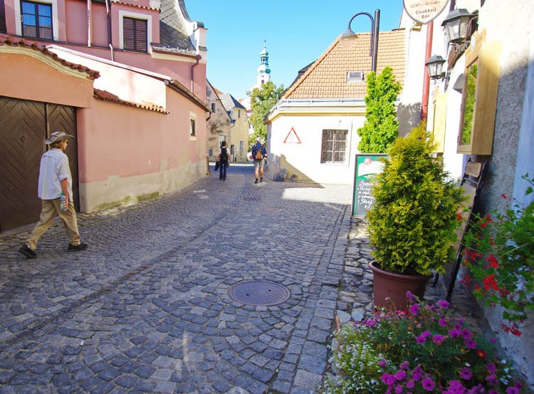 Wandering the cobblestone streets of Tabor