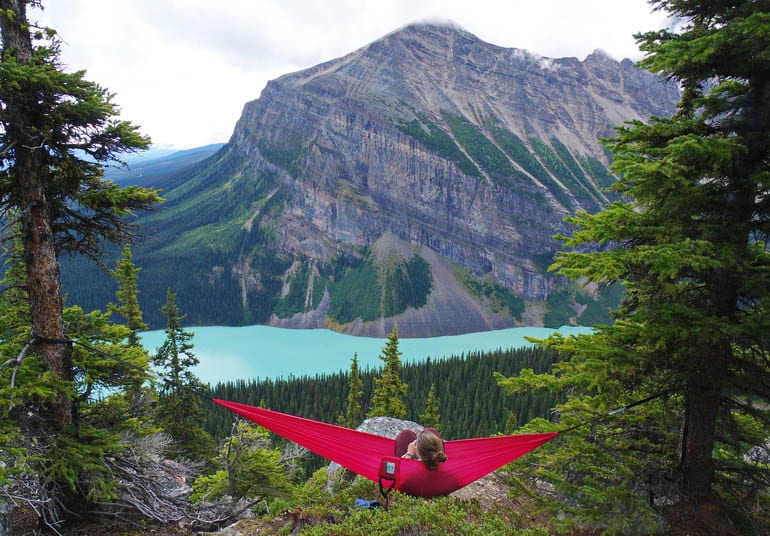 The Lake Agnes Teahouse - Little Beehive Hike near Lake Louise