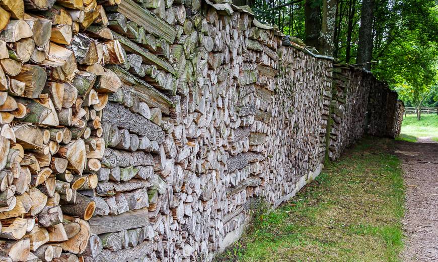 People take their wood piles very seriously in Czechia