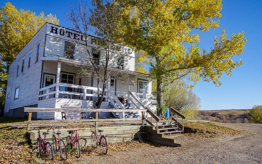 The Hotel Rosebud was built around 1912