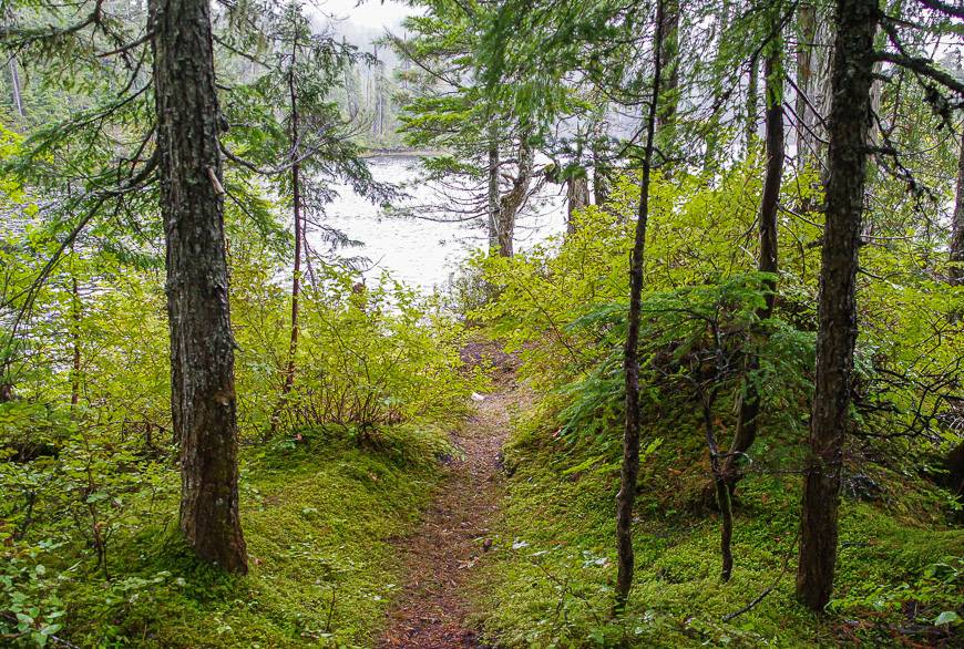 Elephant Lake is the first landmark - and would be a great place for a swim on a hot day