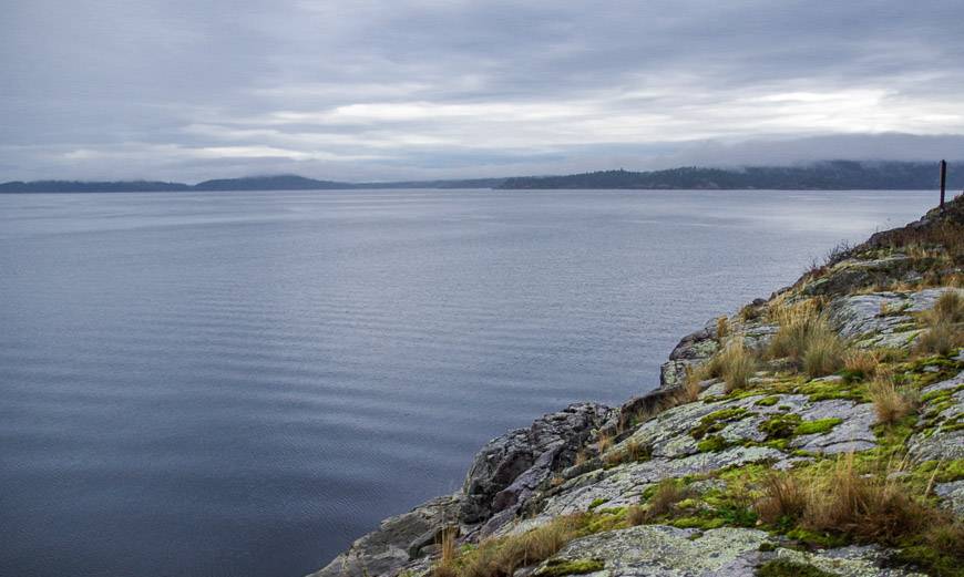 Looking out to Desolation Sound from Sarah Point