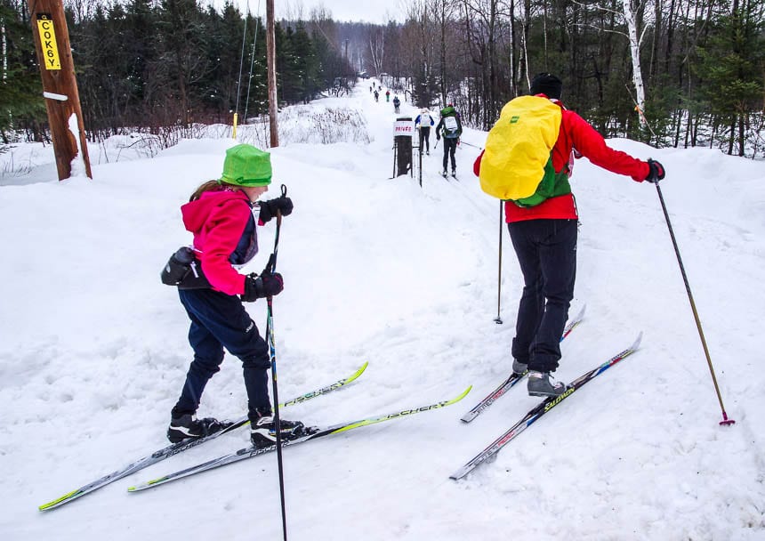  This was the second year that this mother and daughter had participated in the Canadian Ski Marathon