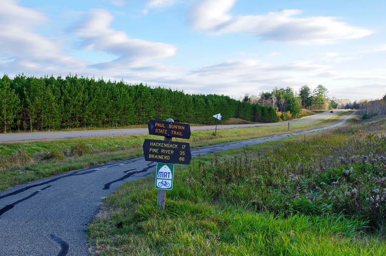 Cycling the Heartland State Trail in Northern Minnesota