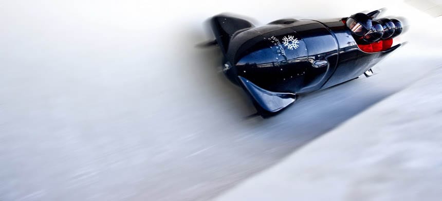 Bobsledding in Calgary