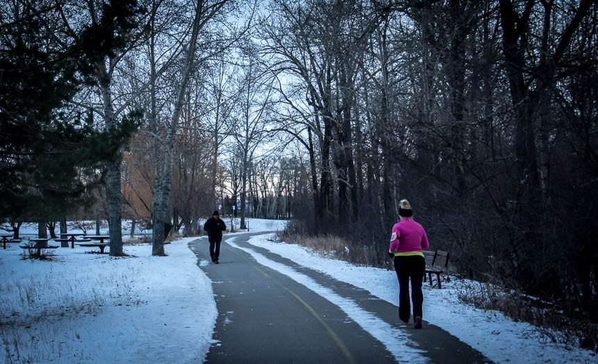 400 kilometres of Calgary's trails are usually cleared within 24 hours of a snowfall