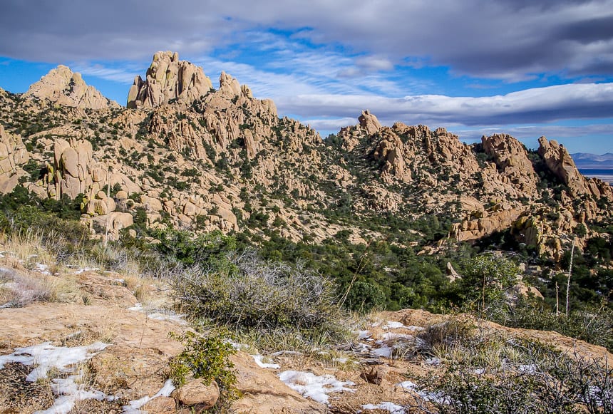 The stunning Dragoon Mountains in southeast Arizona