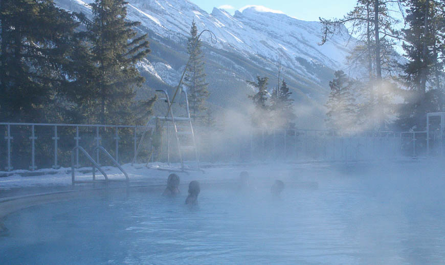 Banff Hot Springs - Photo credit: Banff Lake Louise on Flickr