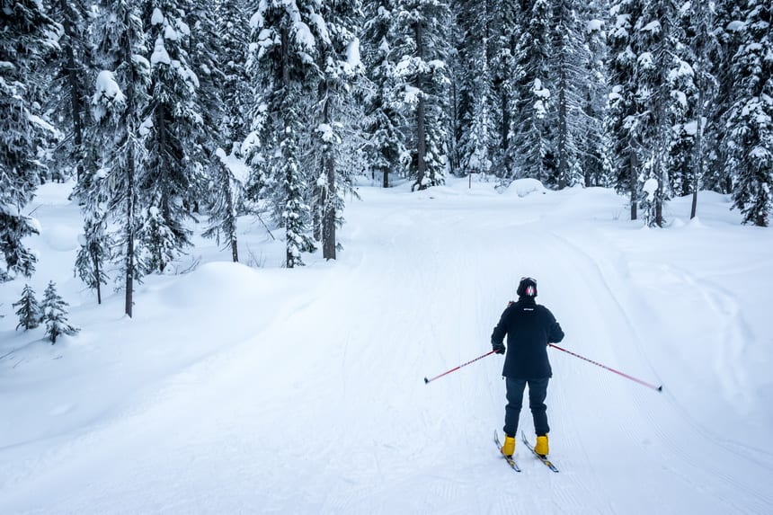  Wonderful cross-country skiing on about 15 kilometres of trails