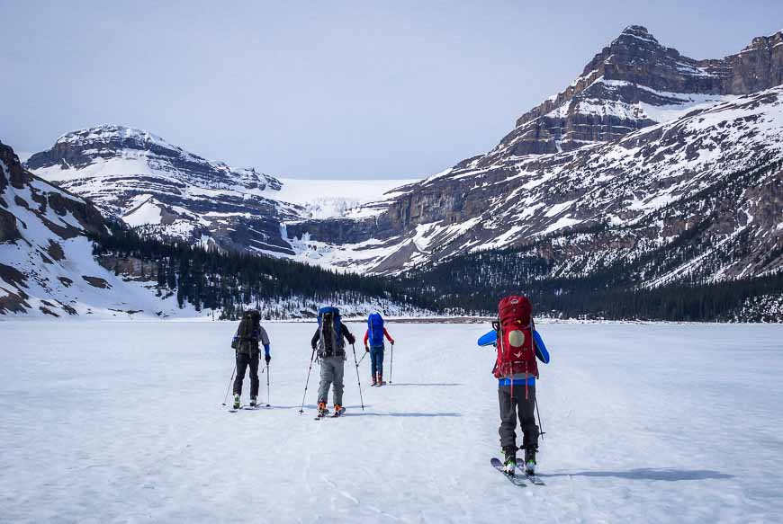 Bow Lake in Banff National Park