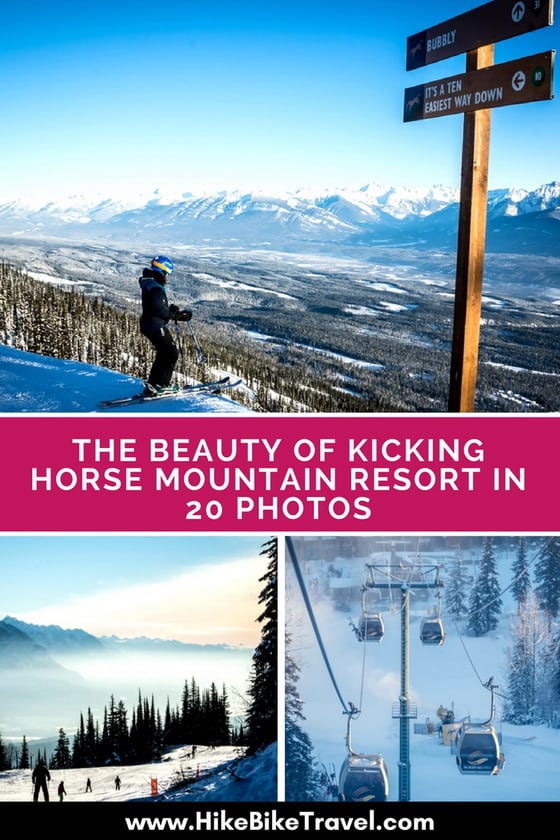 The Beauty of Kicking Horse Mountain Resort in 20 Photos - located in Golden, BC, a 3 hour drive from Calgary