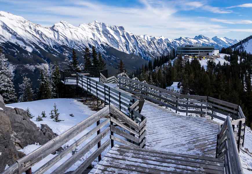 Go for a walk at the top of Sulphur Mountain