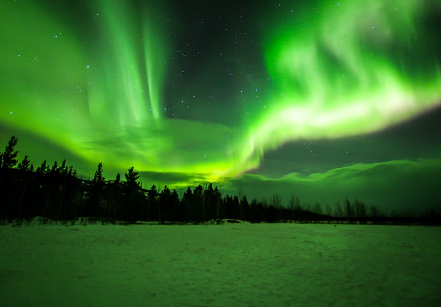 Viewing the Northern Lights is definitely a highlight of any winter trip