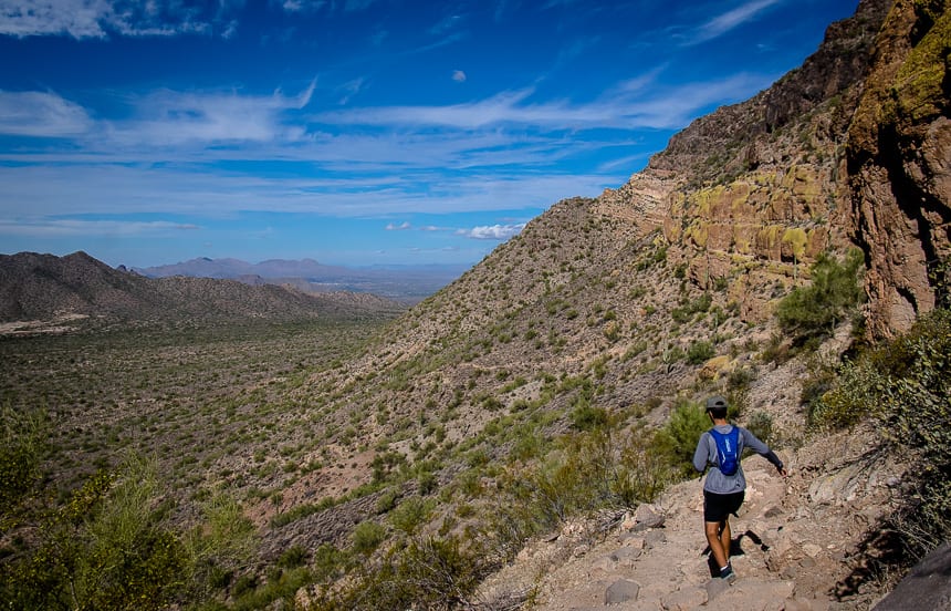 Beautiful desert vistas from just above the Wind Cave