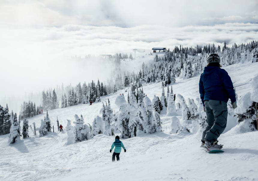 The views are fabulous on the bluebird days