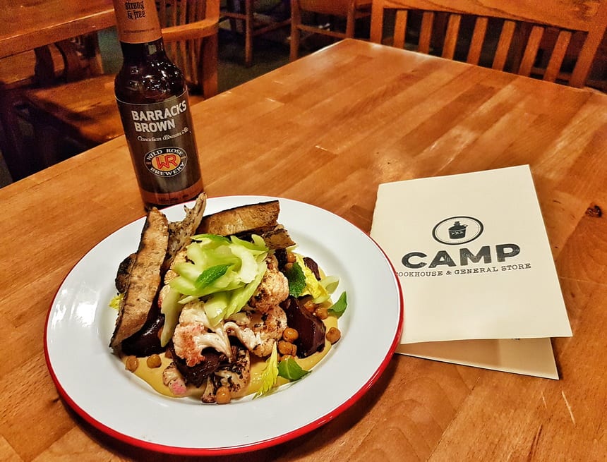 Camp Cookhouse food in Cypress Hills Interprovincial Park