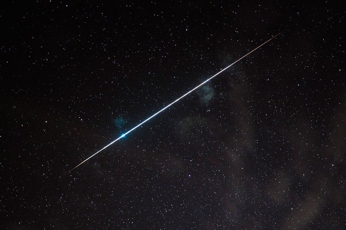 Catching a meteor on a star-gazing experience at Manitoulin Eco Park