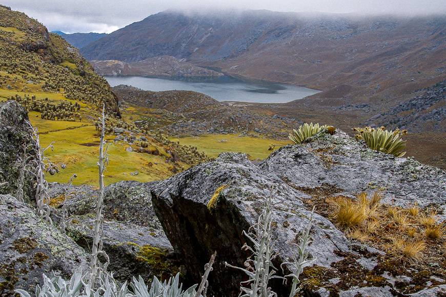 Fog is lifting on the Sierra Nevada del Cocuy trek