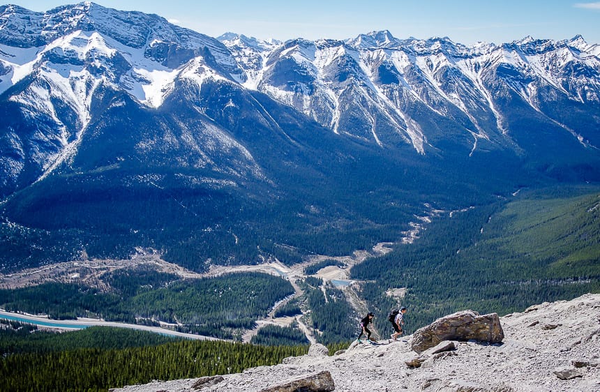 Summer Alternatives to Banff National Park is the hike up Ha Ling