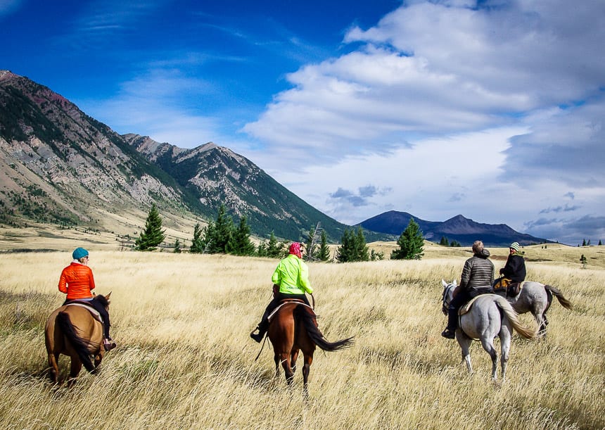 Fantastic horseback riding in Waterton Lakes National Park - even for beginners