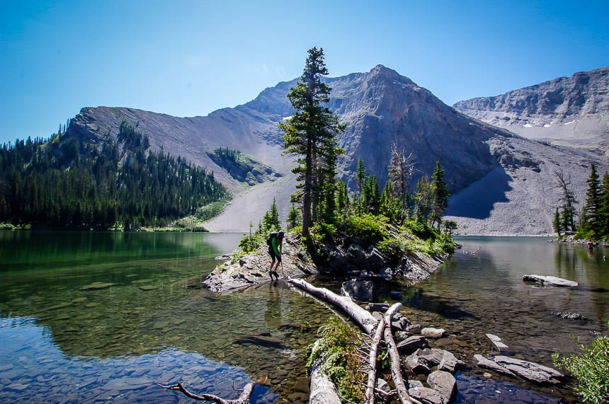 Window Mountain Lake in the Crowsnest Pass Area