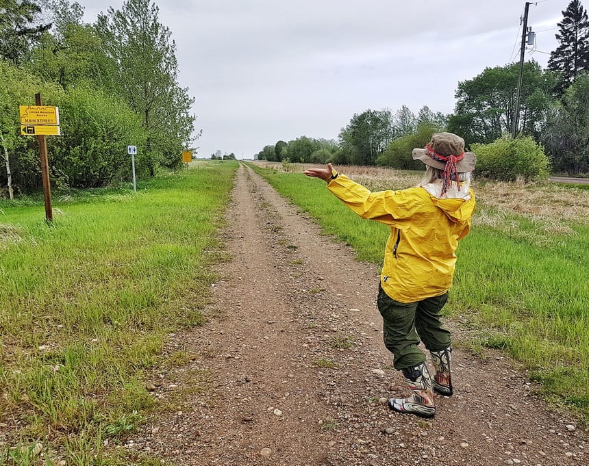  Sheila - one of the most enthusiastic volunteers you'll ever meet and a huge proponent of the Iron Horse Trail