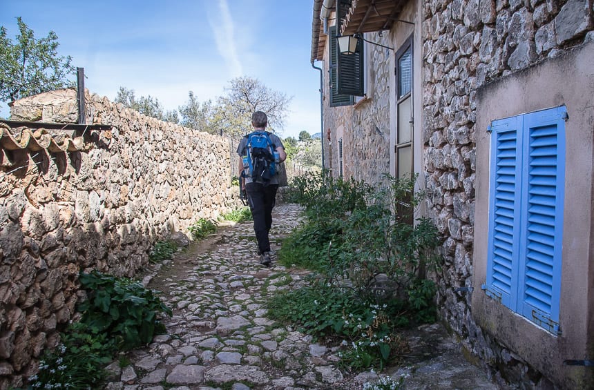 The overriding impression of Mallorca - stones everywhere