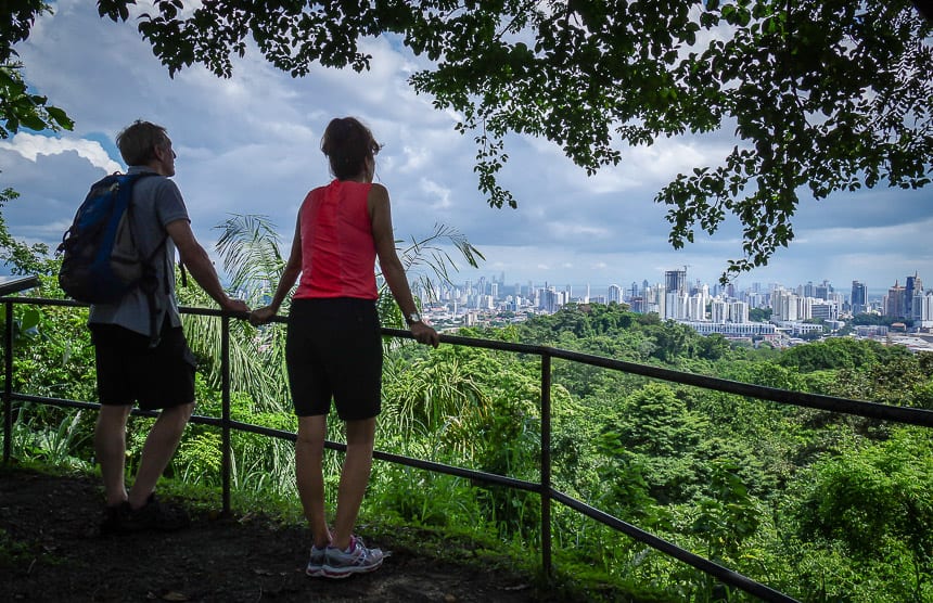 Stunning views of Panama City from the Metropolitan Park