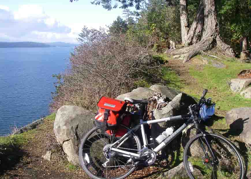 A stop on Galiano Island to check out the view