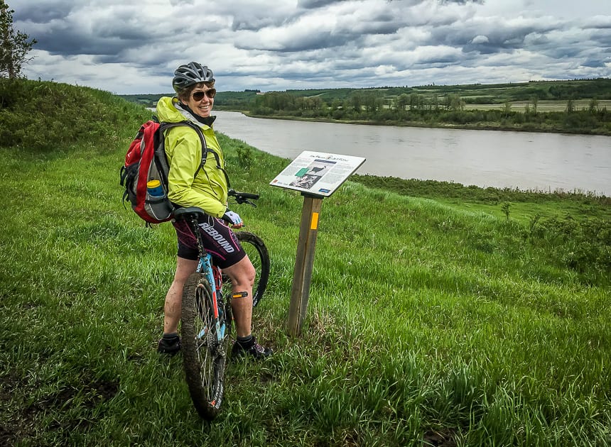 Biking the Iron Horse Trail in eastern Alberta