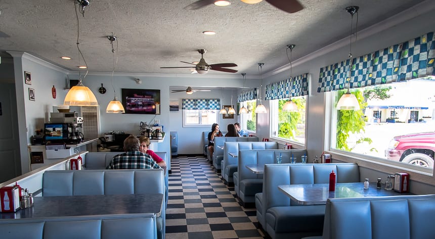 Head to Mom's Cafe - a diner in business since 1963