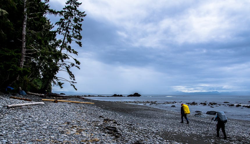 Its beautiful hiking along Sombrio Beach