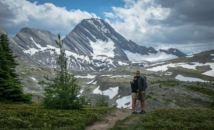 My brother and sister-in-law enjoying the view