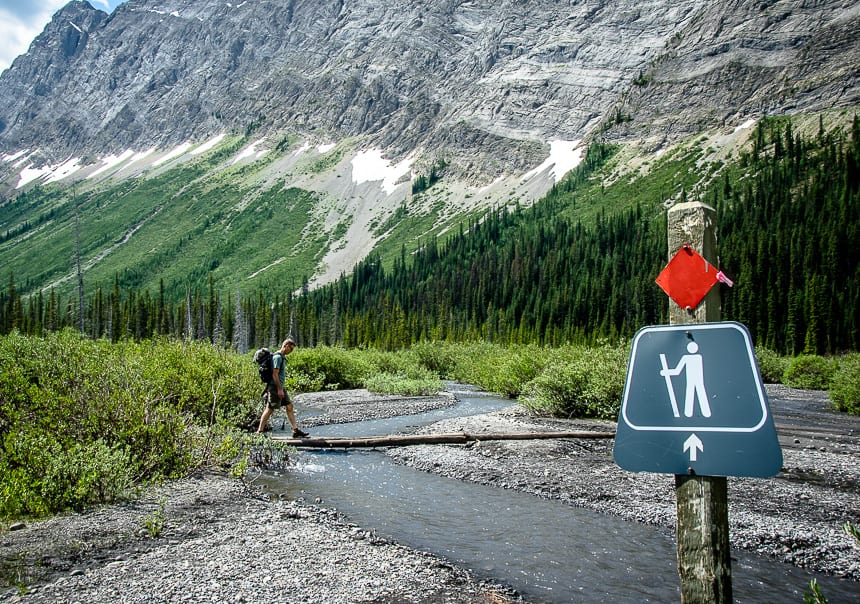 Look for logs to get across the streams