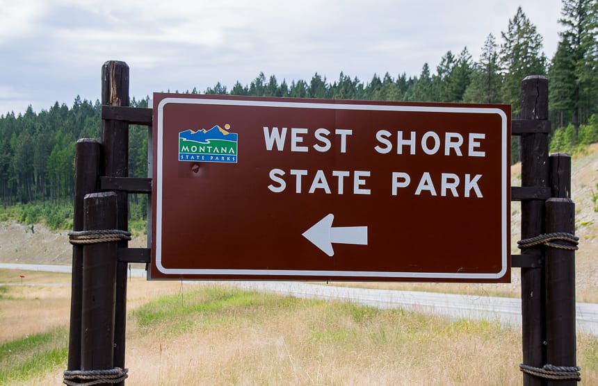 West Shore State Park on Flathead Lake Montana